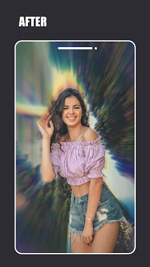Selfie blur camera - Portrait image editor Screenshot 1