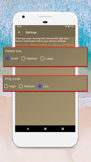 Mobile Gaming Ping : Anti Lag Tool for all Games Screenshot 1