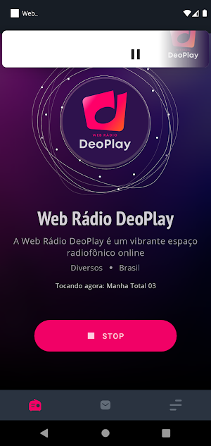 Web Rádio DeoPlay Screenshot 2