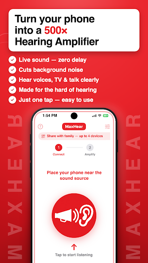 MaxHear: Hearing Amplifier Screenshot 0