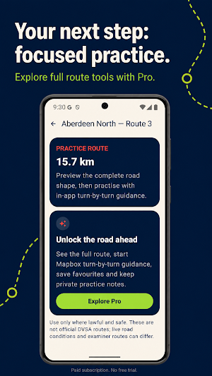 Driving Test Routes UK: Maps Screenshot 2