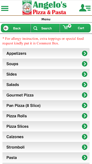 Angelo's Pizza & Pasta Screenshot 3