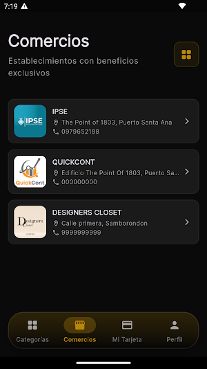 SamboCard Screenshot 1