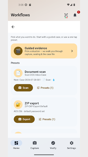 StateNull — Verifiable Records Screenshot 2