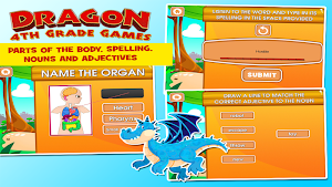 4th Grade Games: Dragon Screenshot 3