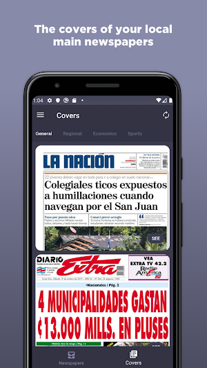 Costa Rican Newspapers Screenshot 3
