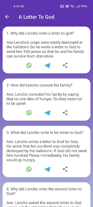 Class 10- SEBA/HSLC English E-Notebook 2021-2022 Screenshot 1