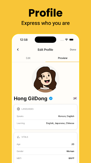 Bridge - Language Exchange Screenshot 3