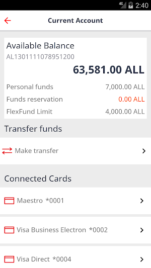 ProCredit Mobile Banking Albania Screenshot 3