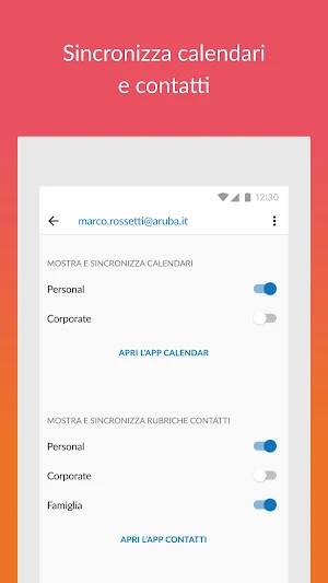 Aruba Sync DAV Screenshot 0