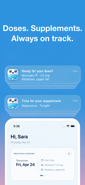 Glu: GLP-1 Weight Loss Tracker Screenshot 1