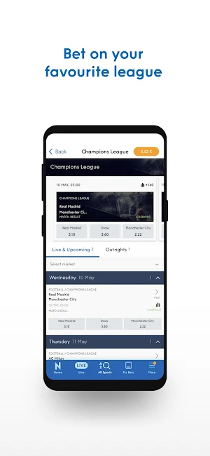 NordicBet Sports Betting Screenshot 2