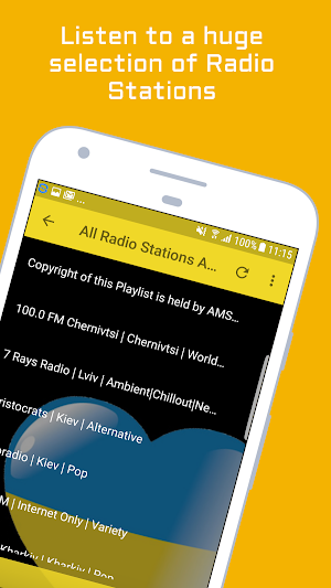 Ukrainian Radio Music & News Screenshot 1