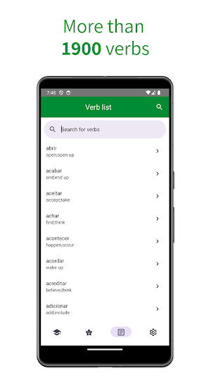 Verbare: All Portuguese verbs Screenshot 2