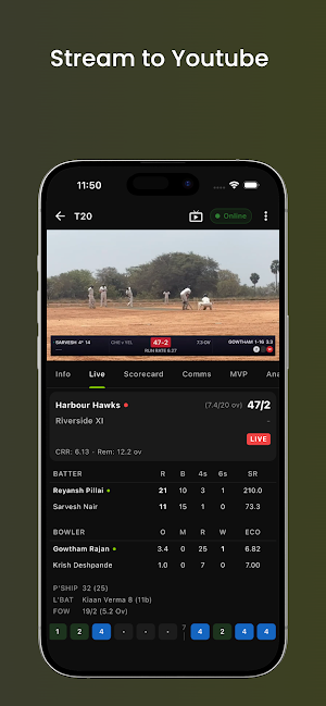 Skipper Cricket Screenshot 1
