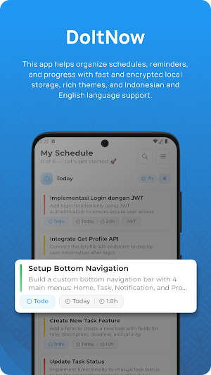 DoItNow: Daily To-Do List Screenshot 0