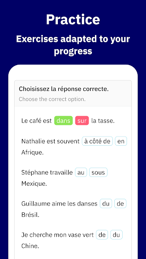 Wlingua - French Language Course Screenshot 1