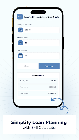 CashLoan: EMI Loan Calculator Screenshot 1
