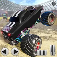 Monster Truck Derby Stunt Game