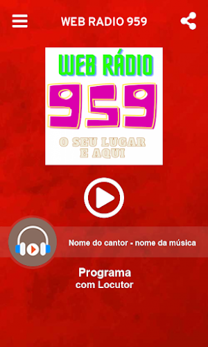WEB RADIO 959 Screenshot 0