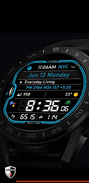Digital Dual Time Watch 002 Screenshot 1