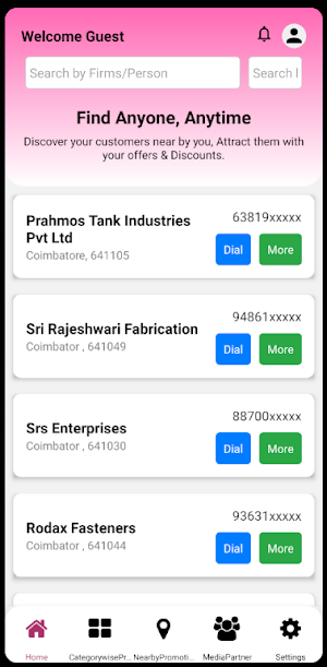 Celfon5G+ PHONE BOOK Screenshot 1