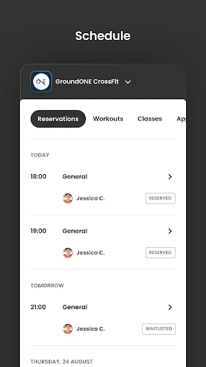 GroundONE CrossFit Screenshot 2