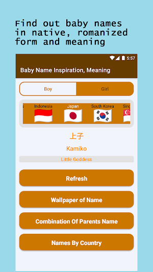 Baby Name Inspiration, Meaning Screenshot 1