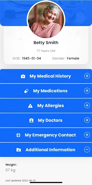 MyQRMed Screenshot 0