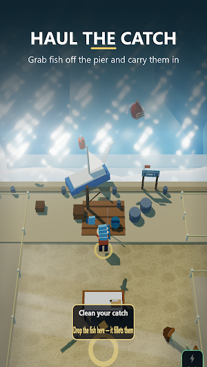 Fisherman's Wharf: Idle Tycoon Screenshot 1