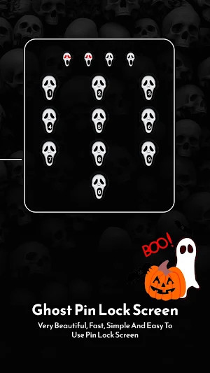 Ghost Face Lock Screen screenshot 4