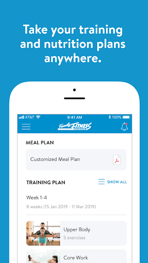 Family Fitness Centers Trainer Screenshot 1