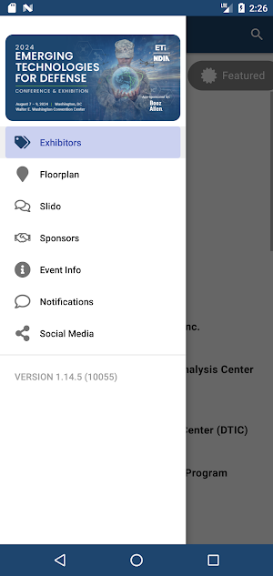 Emerging Tech Defense Conf Screenshot 1