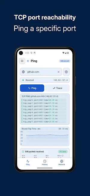 Ping Network Tool Screenshot 2