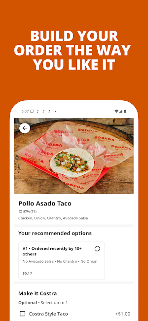 Bodega Taqueria Screenshot 1