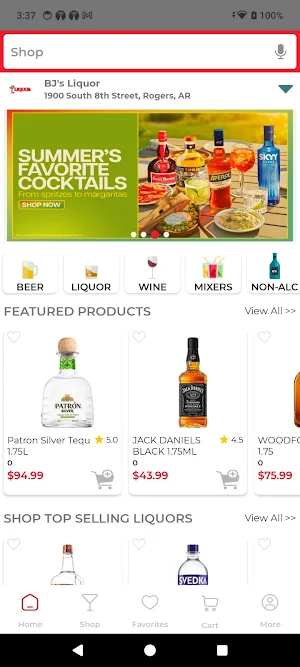 BJ's Liquor Screenshot 0