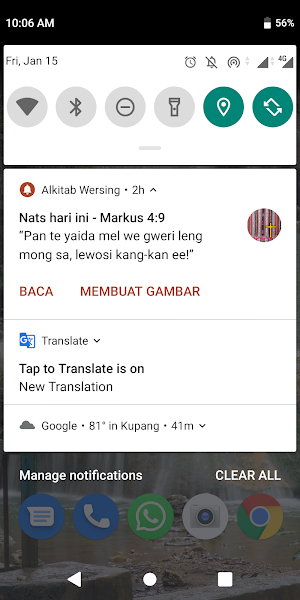 Wersing Bible App Screenshot 2