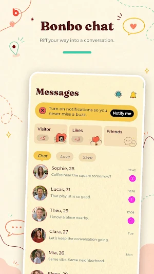 Bonbo: Swipe & Spark Screenshot 3