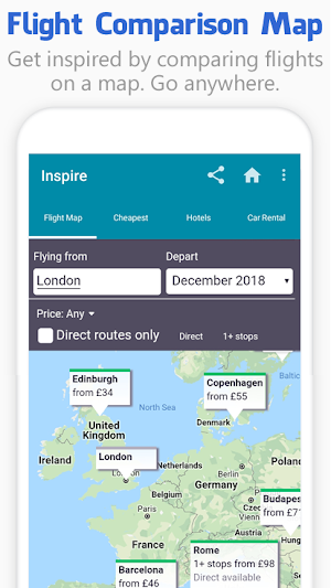 All Flight Tickets Comparison Search - Inspire screenshot 1