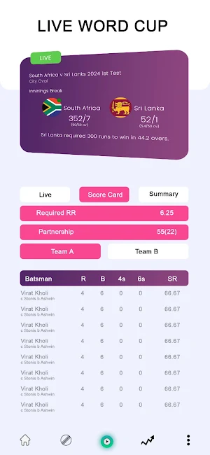 Live Cricket Score App 2023 Screenshot 3