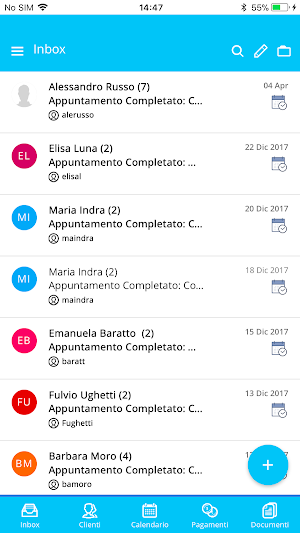 Organizzazione Screenshot 1