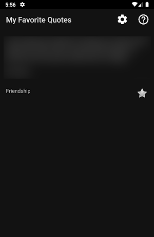 My Favorite Quotes Screenshot 0
