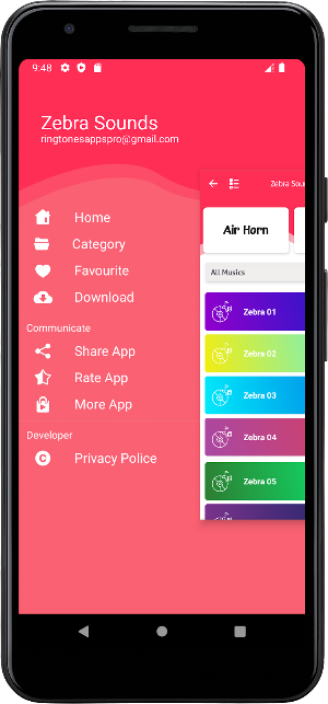 Zebra Sounds Screenshot 2