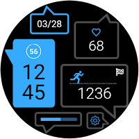 Interactive AI Chat Watch Face