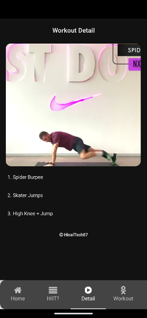 HIIT Cardio Workout Screenshot 2