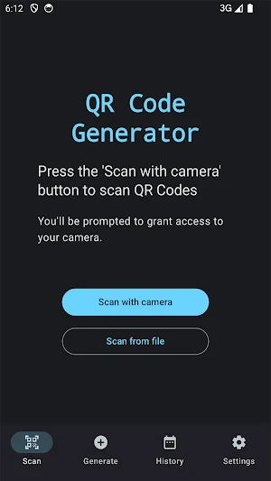 QR Code Generator & Scanner Screenshot 2