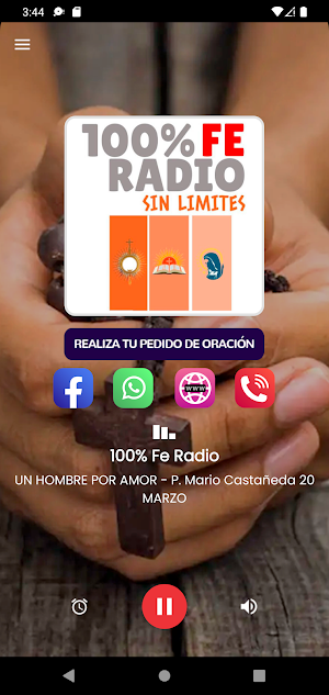 100% Fe Radio Screenshot 1