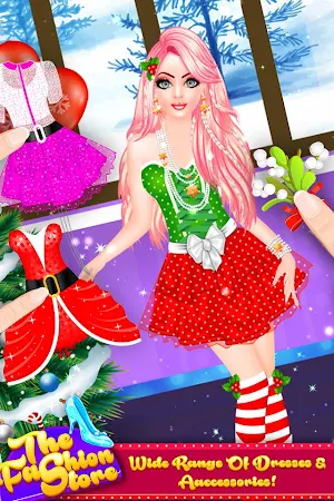 Santa Doll - Christmas Salon Dress Up Game Screenshot 3
