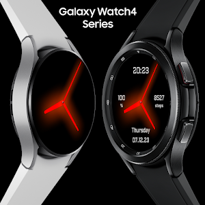 EY08 Red Glow Watchface Screenshot 3