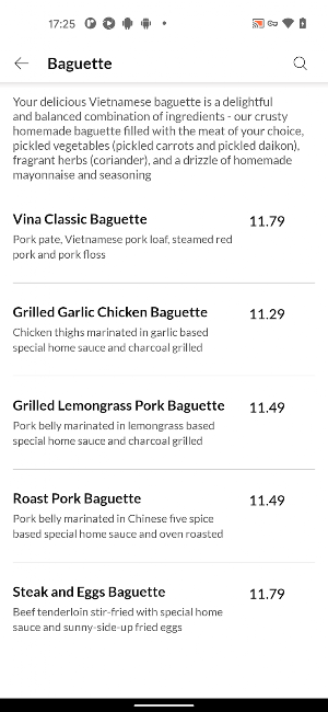 Vina Baguette Screenshot 3